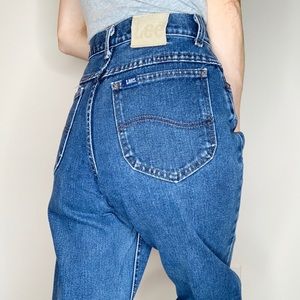 Vintage Lee High Waisted Denim Jeans